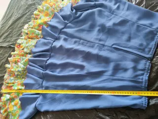 Falda flamenca volantes floral talla L