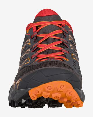 Zapatillas La Sportiva Akyra gris rojo mujer