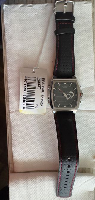 Casio Edifice Reloj Negro/Plata 10 BAR