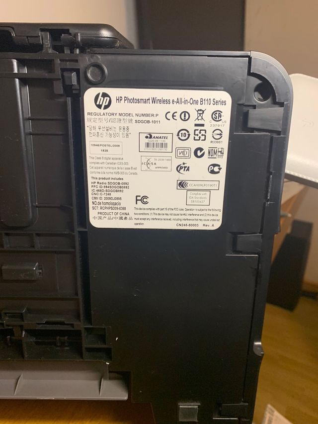 HP Photosmart B110 Impresora Multifun para reparar