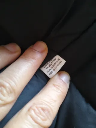 Abrigo parka azul mujer