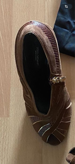 Botines Dolce&Gabbana Marrones y Dorados