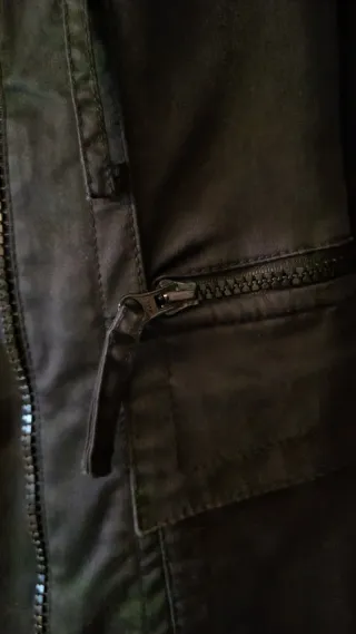 Gabardina negra mujer