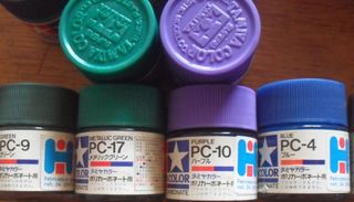 Pinturas Tamiya PC-3, PC-4, PC-7, PC-8, PC-9, PC-1