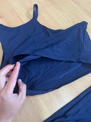 Conjunto Falda y Top Deportivo Azul Talla M