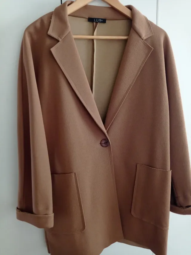 Chaqueta LUA Talla Única Beige/Marrón