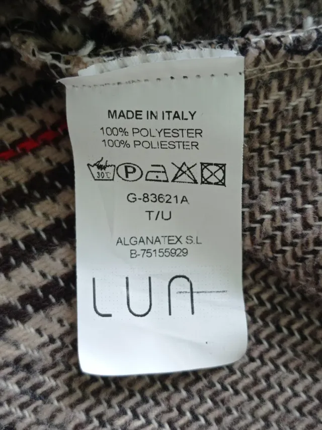 Sobrecamisa cuadros LUA Talla única