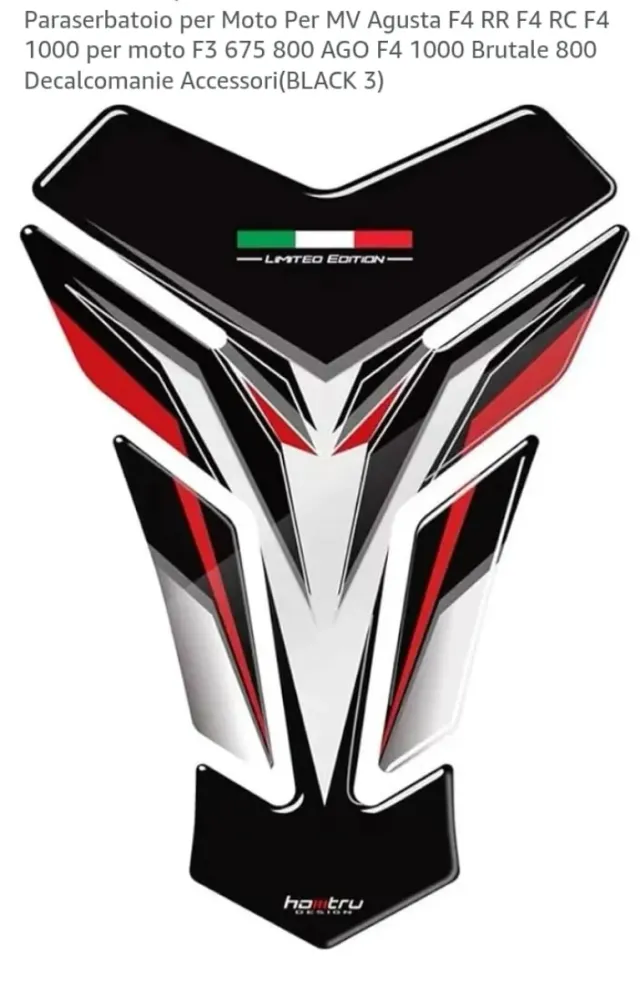 Adesivo Serbatoio Moto Limited Edition