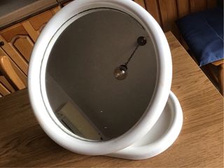 Specchio da tavolo Space Age di Olaf Von Bohr