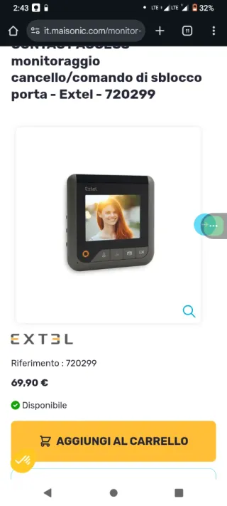Monitor supplementare MN VISIO PLUS