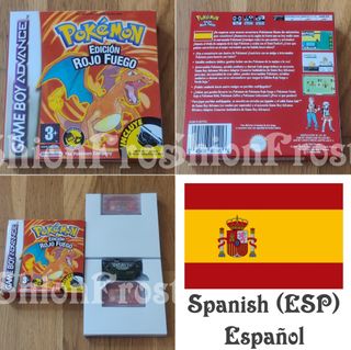 Caja IRIDISCENTE Pokémon Edición Rojo Fuego
