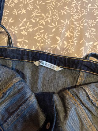 Mono vaquero Zara Talla S