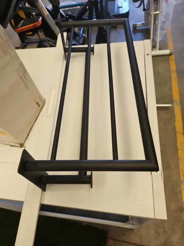 Porta asciugamani nero Leroy Merlin