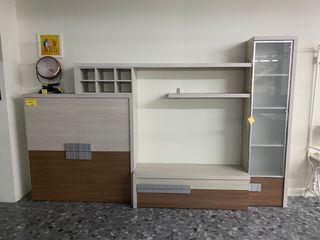 Mueble Salón Botellero y Vitrina Nuevo