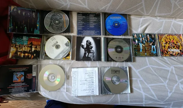 Lote Heavy Metal CDs Scorpions, Metallica, Van Hal
