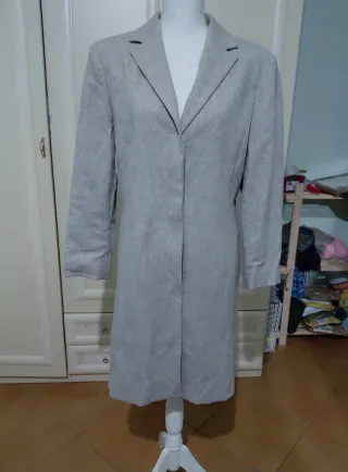 Cappotto Laura Biagiotti Grigio Lungo vintage