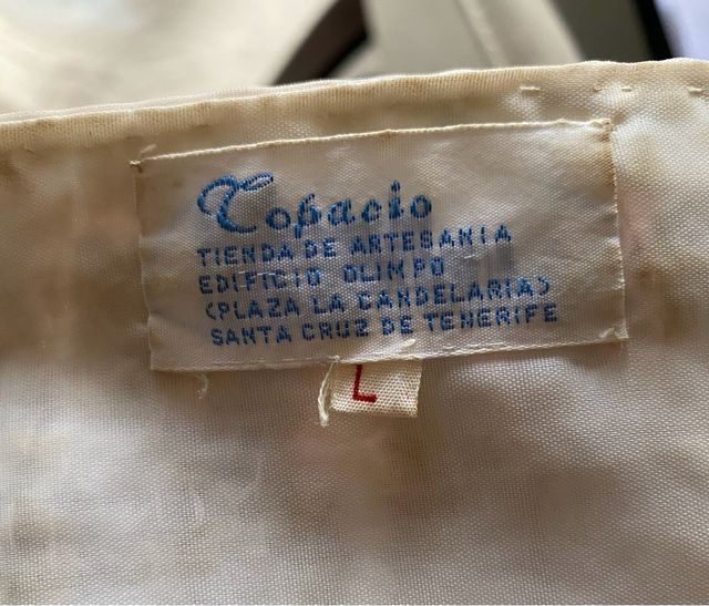 Top fiesta lentejuelas plateado y blanco