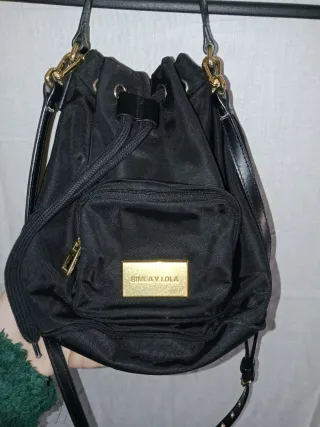 Bolso Bimba y Lola Negro y Dorado