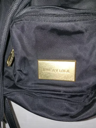 Bolso Bimba y Lola Negro y Dorado