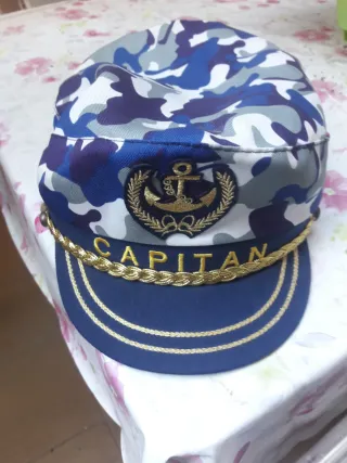 Gorra Capitán Barco Camuflaje