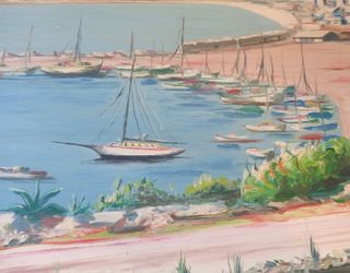 Cuadro de Miguel Sala Coll (bahía de Jávea)