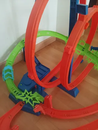 Pista Hot Wheels Choque Épico