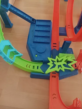 Pista Hot Wheels Choque Épico