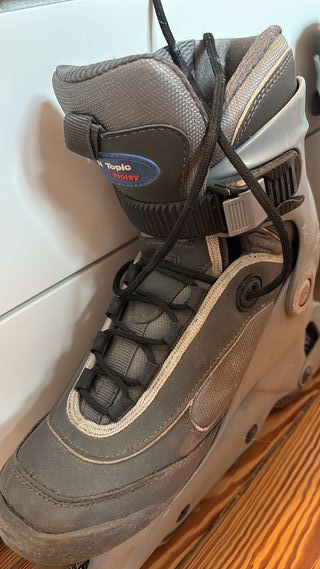 Patines línea Talla 39 Gris Buen estado