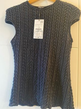 Top negro zara