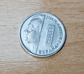 MONEDA 1 PESETA 1989