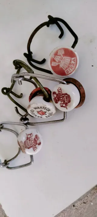 Tappi ceramica antichi per bottiglie