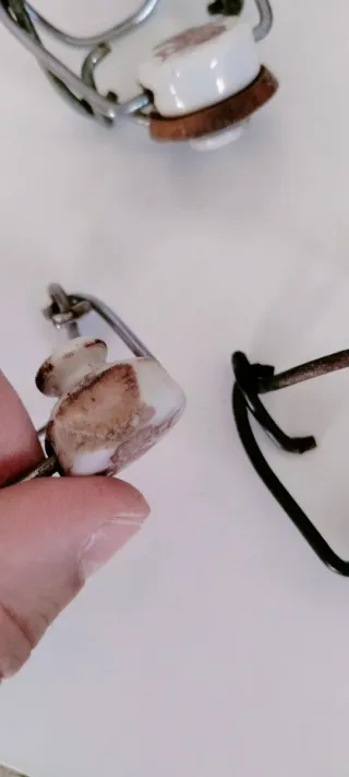 Tappi ceramica antichi per bottiglie