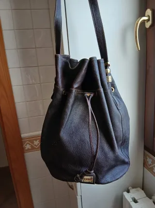 Borsone in pelle FERRÈ marrone