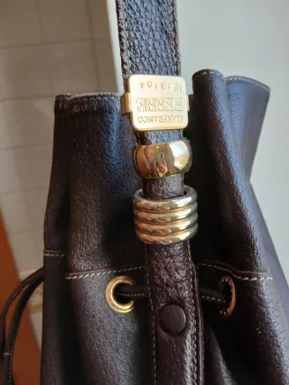 Borsone in pelle FERRÈ marrone