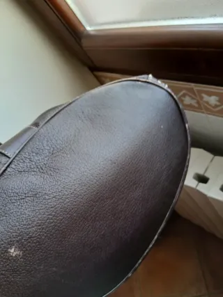 Borsone in pelle FERRÈ marrone