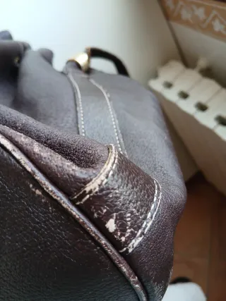 Borsone in pelle FERRÈ marrone