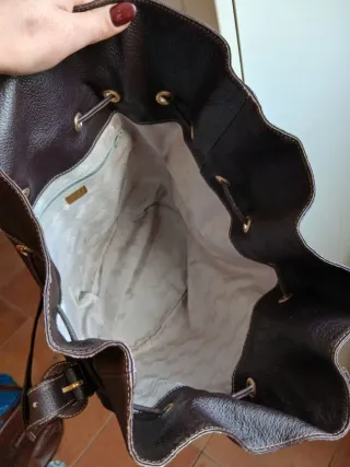 Borsone in pelle FERRÈ marrone