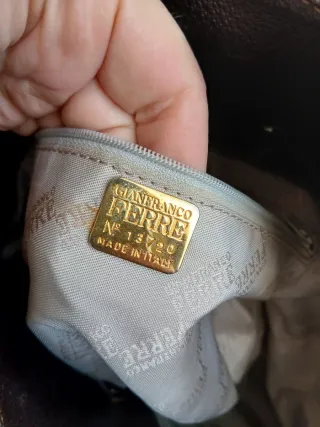 Borsone in pelle FERRÈ marrone