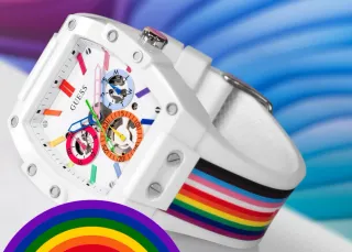 Reloj Guess Blanco Multicolor Hombre 41mm
