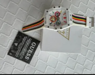 Reloj Guess Blanco Multicolor Hombre 41mm