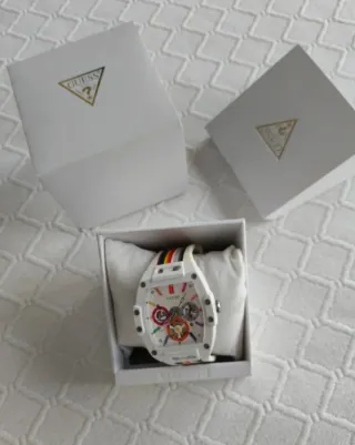 Reloj Guess Blanco Multicolor Hombre 41mm