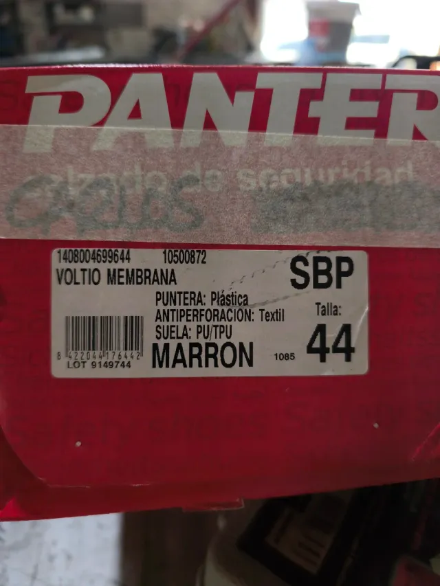 Bota Seguridad Panter Voltio Marrón/Verde
