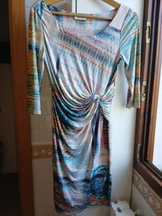 Abito donna fantasia multicolor