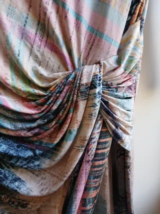 Abito donna fantasia multicolor