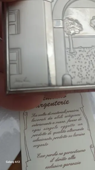 Icona in argento Femiano argenterie