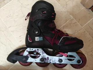 Patines Oxelo Morados Talla Ajustable 37