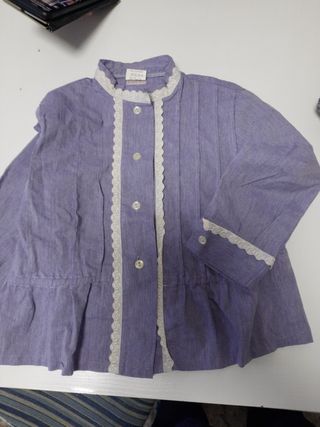 Traje regional vasco casera morado gama alta