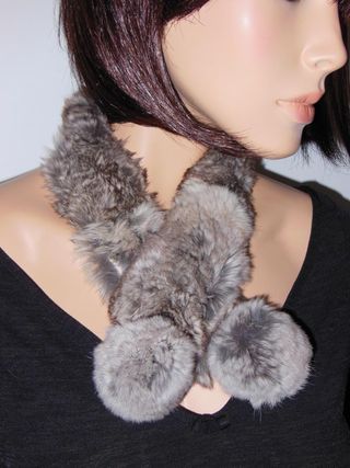 COLLO LAPIN collare PON PON finali sciarpa F0048