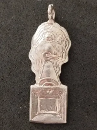 Colgante de Plata cubista