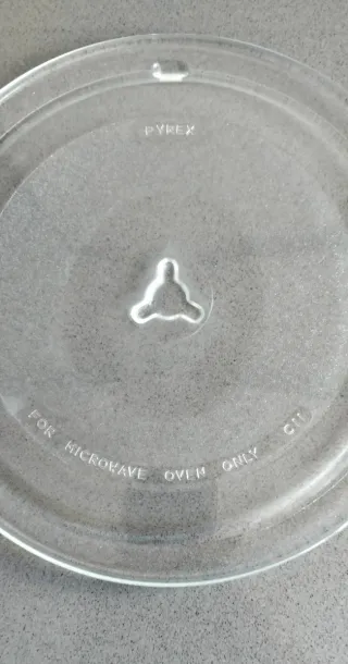 Plato giratorio Pyrex para microondas